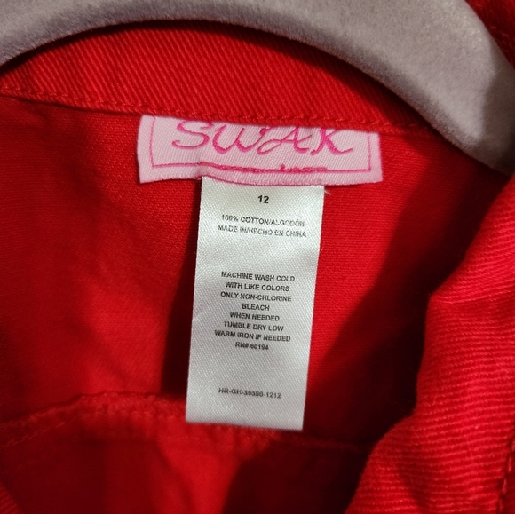 Girls swak jean vest - Picture 3 of 6